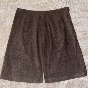 Olive Green Mini Skirt